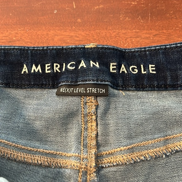 American Eagle High rise skinny jeans. Size 16 long - Picture 2 of 5